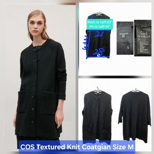 COS Textured Knit Cardigan Size S/M